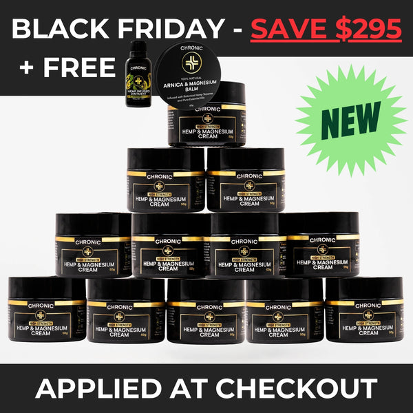 12x Hemp & Magnesium Cream - Save 30%