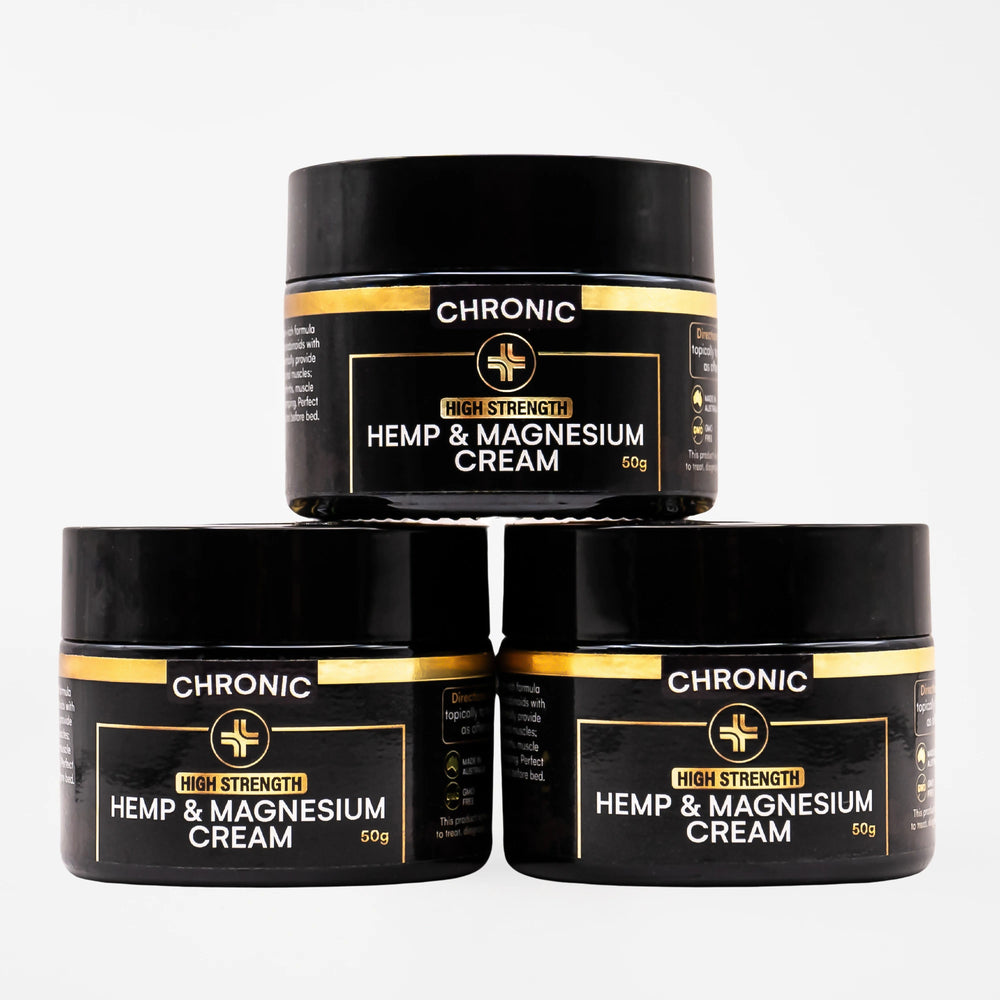 
                  
                    3x Hemp & Magnesium Cream - Save 15%
                  
                