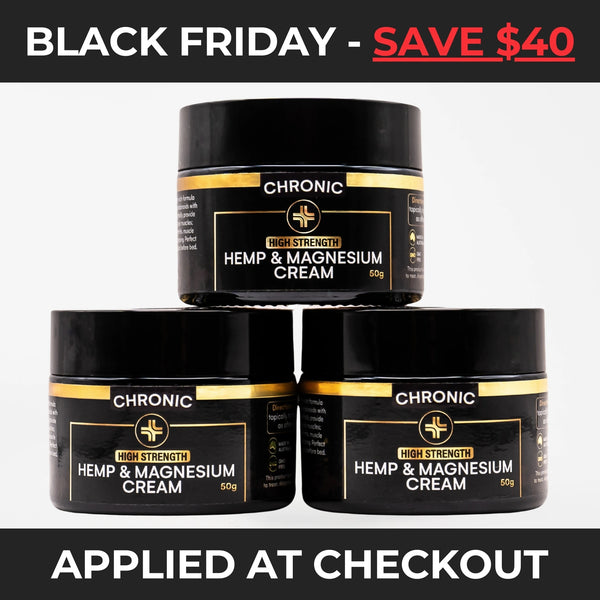 3x Hemp & Magnesium Cream - Save 15%