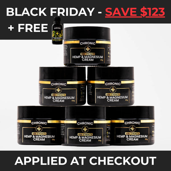 6x Hemp & Magnesium Cream - Save 25%