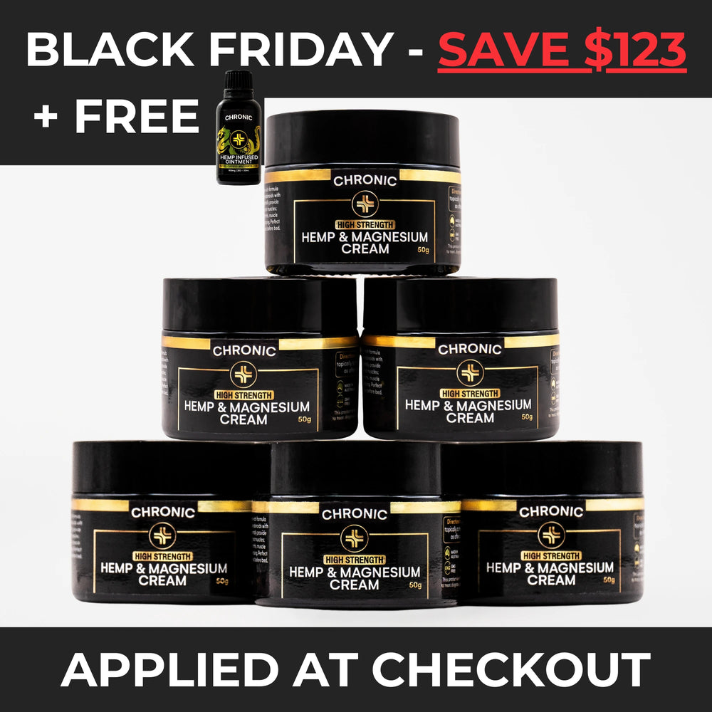 6x Hemp & Magnesium Cream - Save 25%