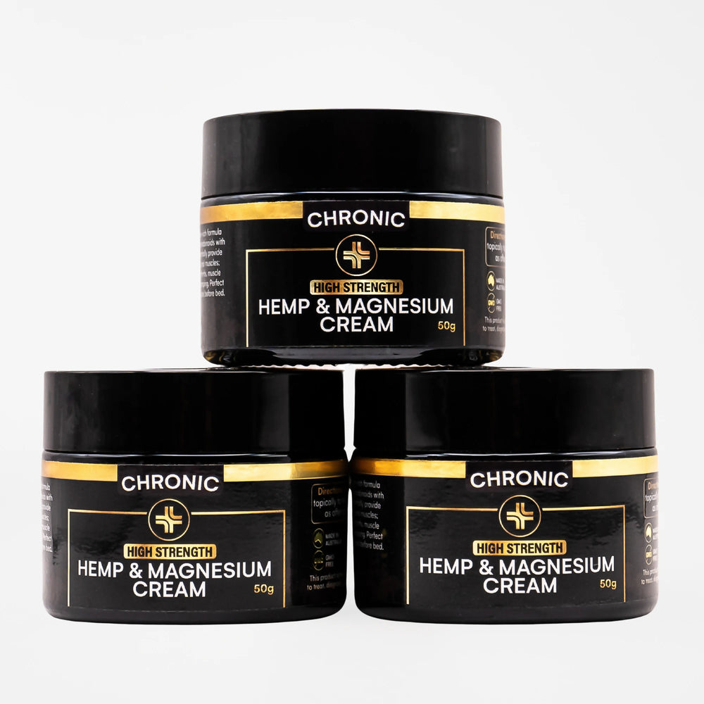 3x Hemp & Magnesium Cream - Save 15%